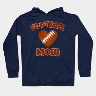 Heart Football Mom Hoodie